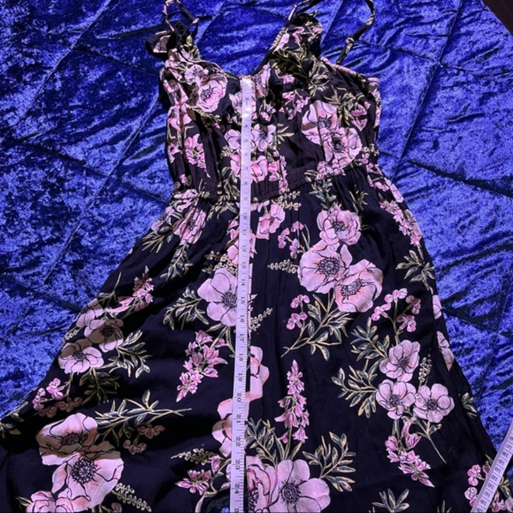 Mi Ami drape jumpsuit floral